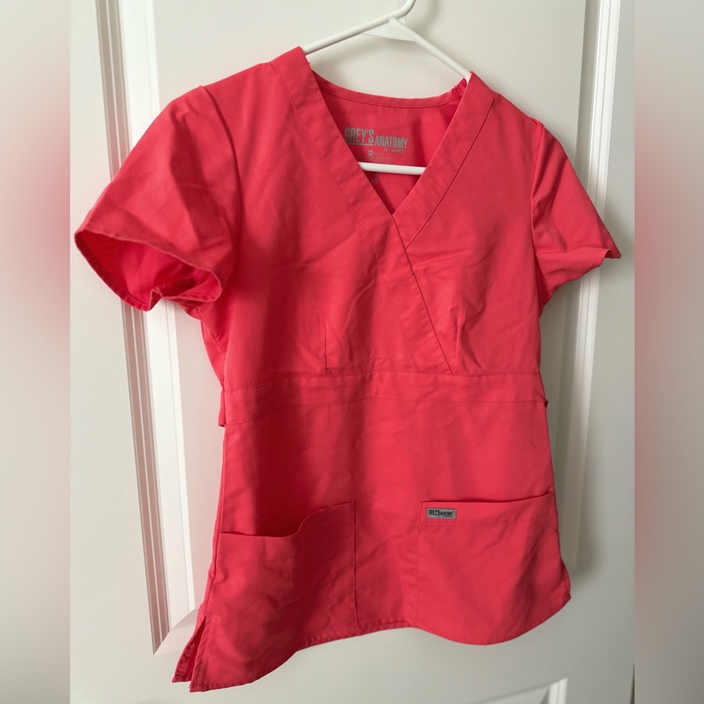 Greys Anatomy Scrub Set - Coral - XS petite
